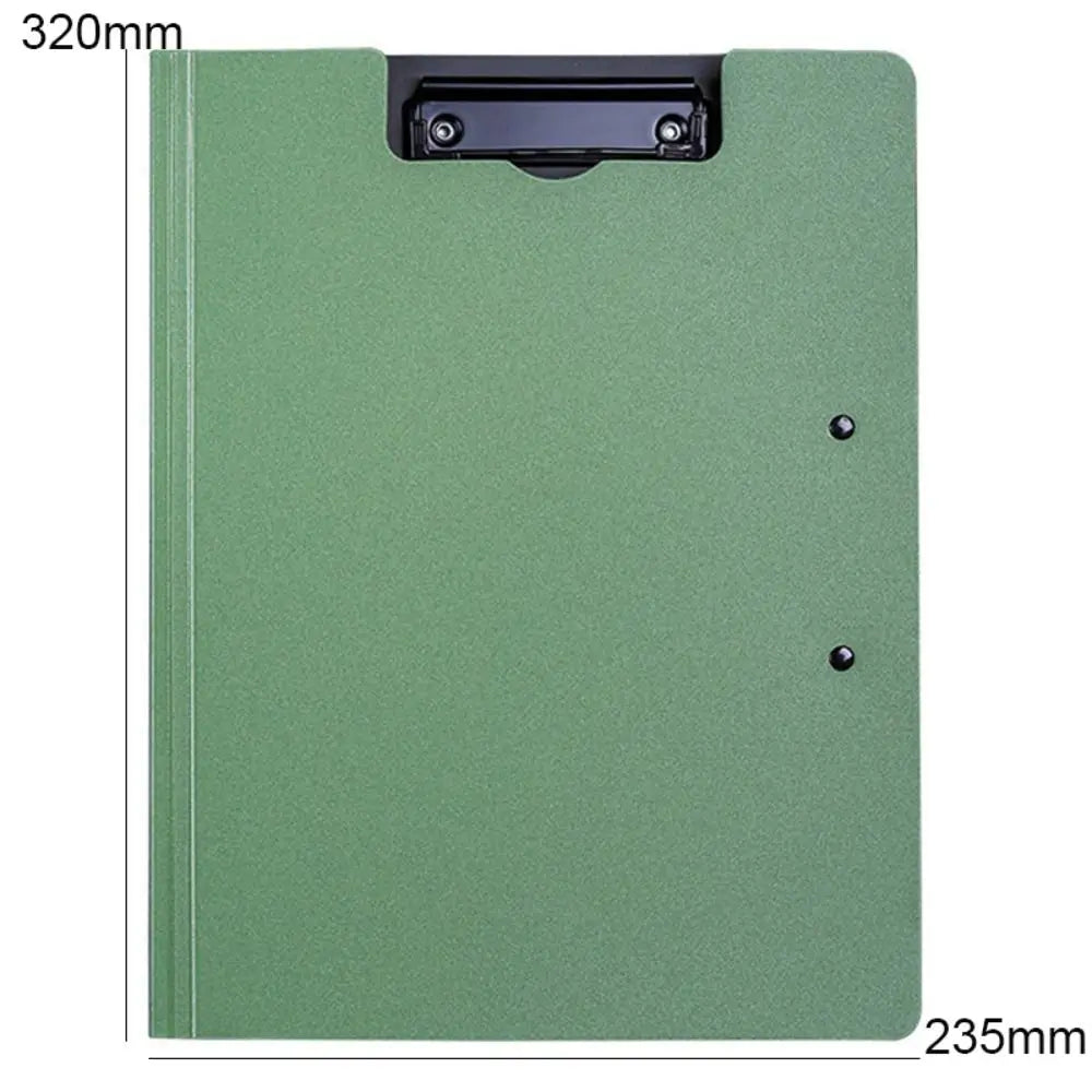 Frosted A4 File Folder Test Paper Storage Organizer Memo Clip Board Writing Pad With Double Clips Creative Stationary