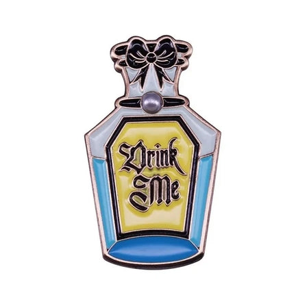 Alice In Wonderland Enamel Pins