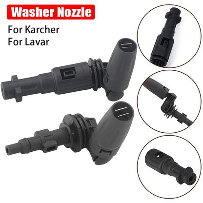 1Pcs 360° Rotating Washer Nozzle Adjustable Angle Car Washing High Pressure Cleaner Nozzle for Karcher Lavor Series Universal