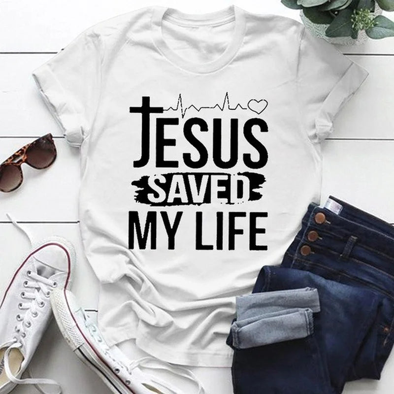 Jesus Save My Life  T Shirt