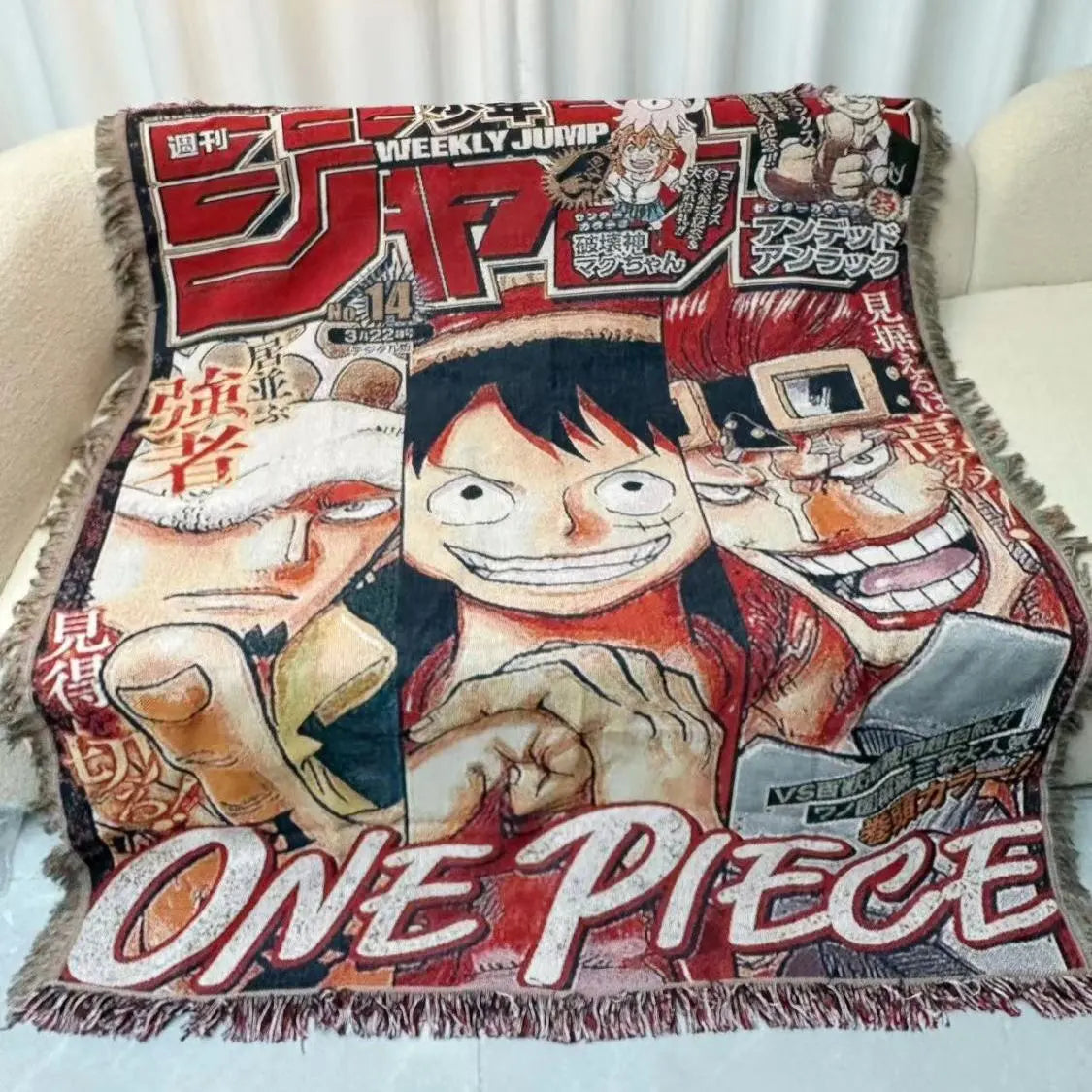 One Piece Anime Throw Towel Blanket