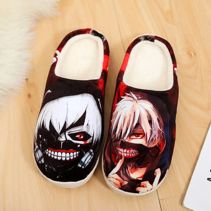 Japan Anime One Piece Home Slippers Stuffed Plush