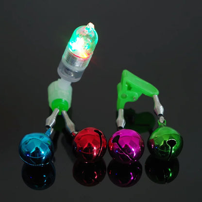 LED Outdoor Night Fishing Rod Tip Light Smart Sensor Bite Alarm Lamp Fishing Line Gear Alert Indicator Accessories Equipment