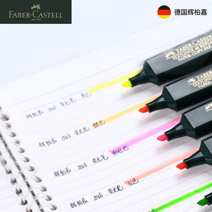 FABER CASTELL Fluorescent Candy Color Highlighter Pen Textliner Marker Pen Marking Stationery School Supplies