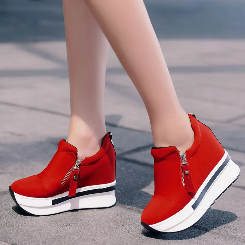 Women Wedges Ankle Boots Platform