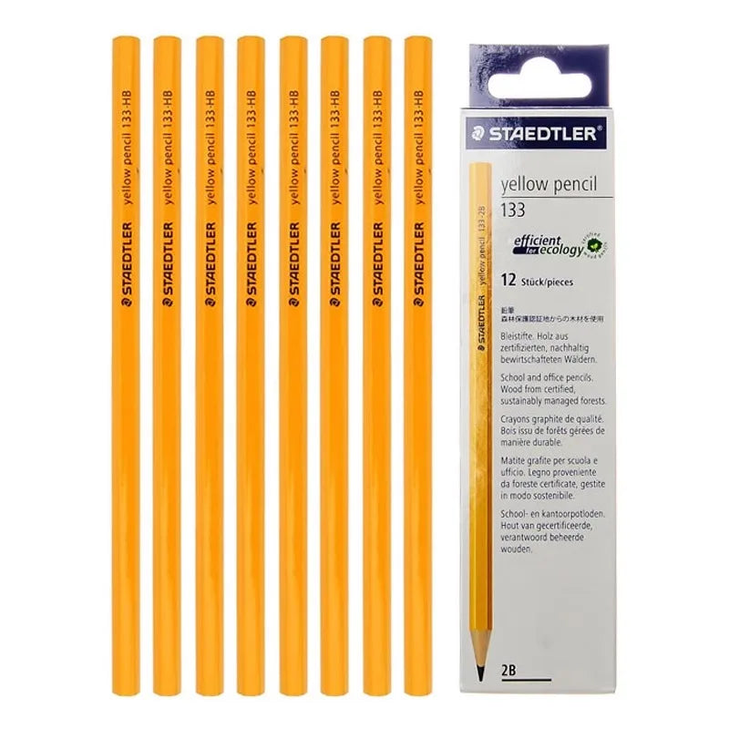 12pcs STAEDTLER Pencil HB/2B School Stationery Office Supplies Drawing Sketch Pencil Student Art Supply