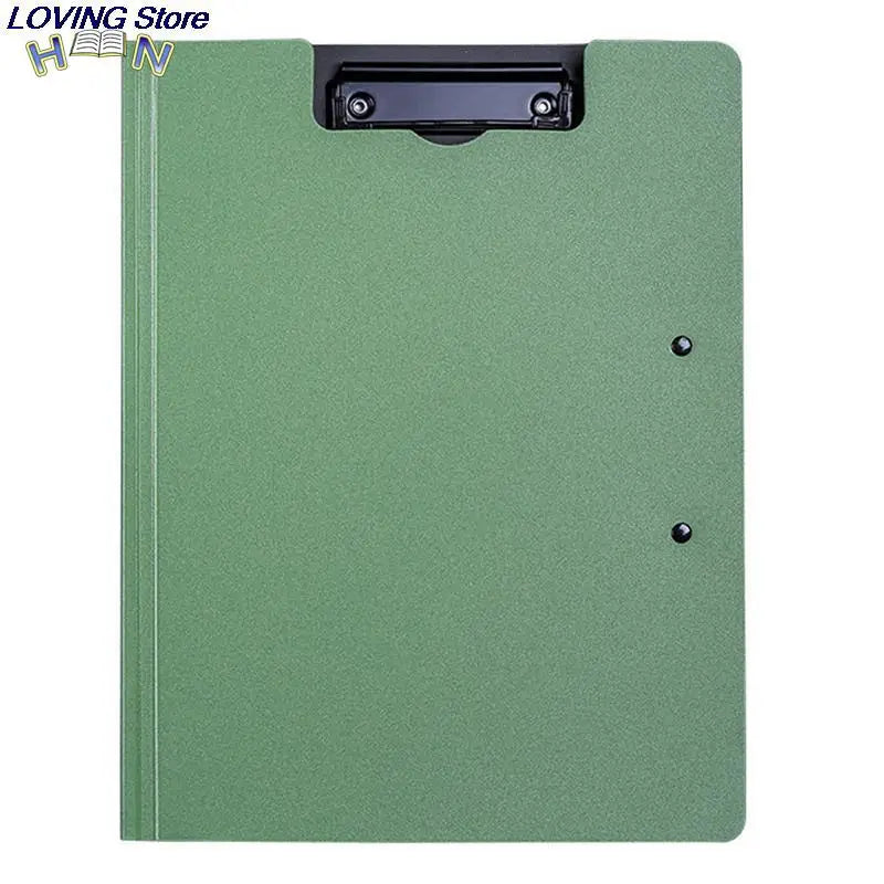 Hot sale A4 File Folder Clipboard Writing Pad Memo Clip Board Double Clips Organizer School Office Stationary