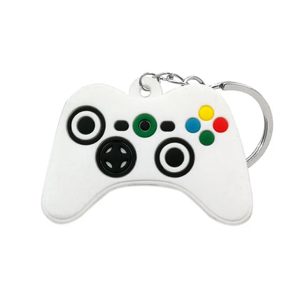 1PVC Game Pad PVC Keychain Boy’s Game Console Models Key Ring Fittings Funny Gift Key Chain USB Stick Accessories for Men Kids