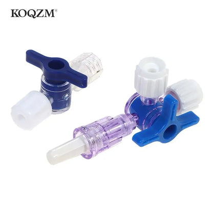 For Clinical Hospital Needle connector of syringe Adapter 2 or 3 Way Stopcock Flexiable T-Connector Extension Tube