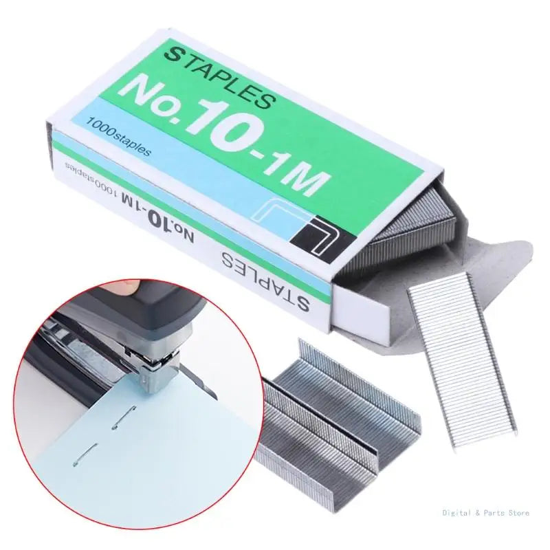 M17F 1000Pcs/Box Metal for Staples No.10 Binding Office School Supplies Stationery To