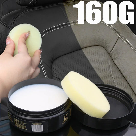 Car Leather Seat Maintenance Care Oil Multifunctional Cream Interior Polishing Stain Removal Refurbished Leather Sofa Cleaning