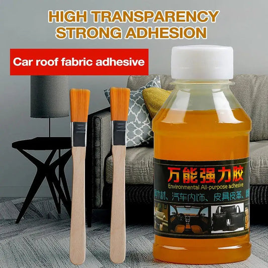 100ml Car Interior Roof Liner Repair Glue Instant Adhesive Bonding Glue Portable Repair Leather Polyester Liquid