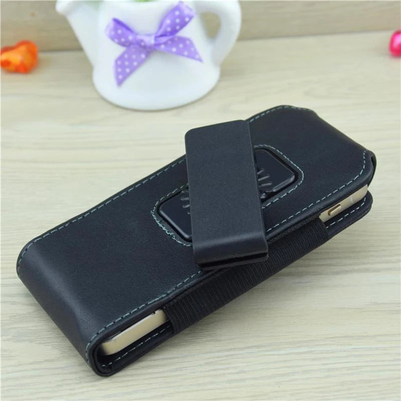 Leather Phone Case Belt Clip For iPhone