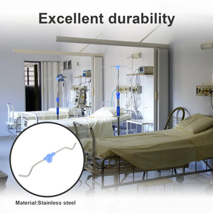 Mobile Medical Infusion Stand Portable Iv Poles Rack Hook Accessories