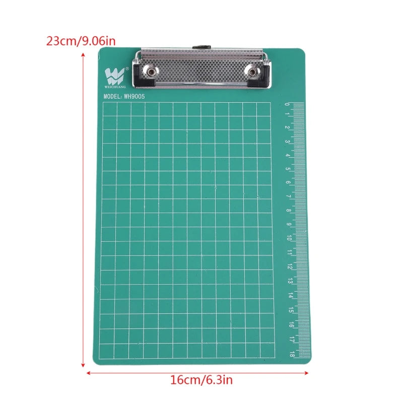 L21B Plastic A5 File Paper Clip Writing Board With Clip Document Clipboard Scale Kit