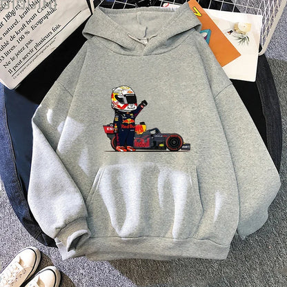 Mini F1 Hoodie Kawaii Sweatshirts