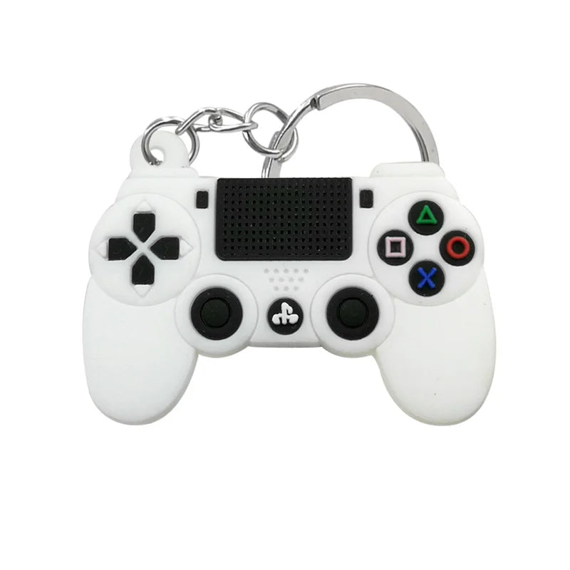 1PVC Game Pad PVC Keychain Boy’s Game Console Models Key Ring Fittings Funny Gift Key Chain USB Stick Accessories for Men Kids