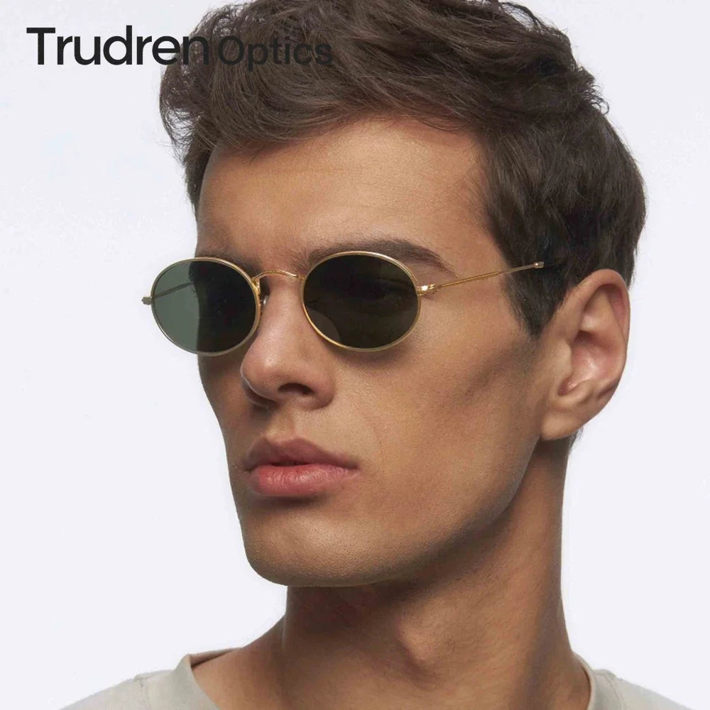 Trudren Designer  Oval Sunglasses