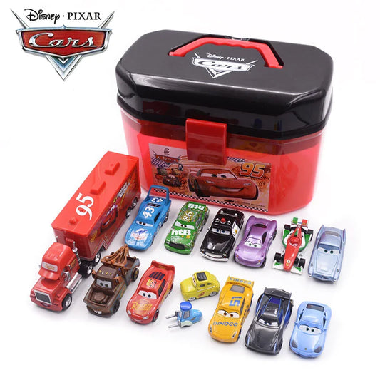 Disney Pixar Cars Lightning Mcqueen Portable Storage Box