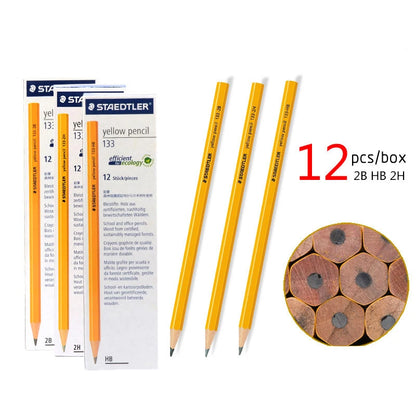 12pcs STAEDTLER Pencil HB/2B School Stationery Office Supplies Drawing Sketch Pencil Student Art Supply