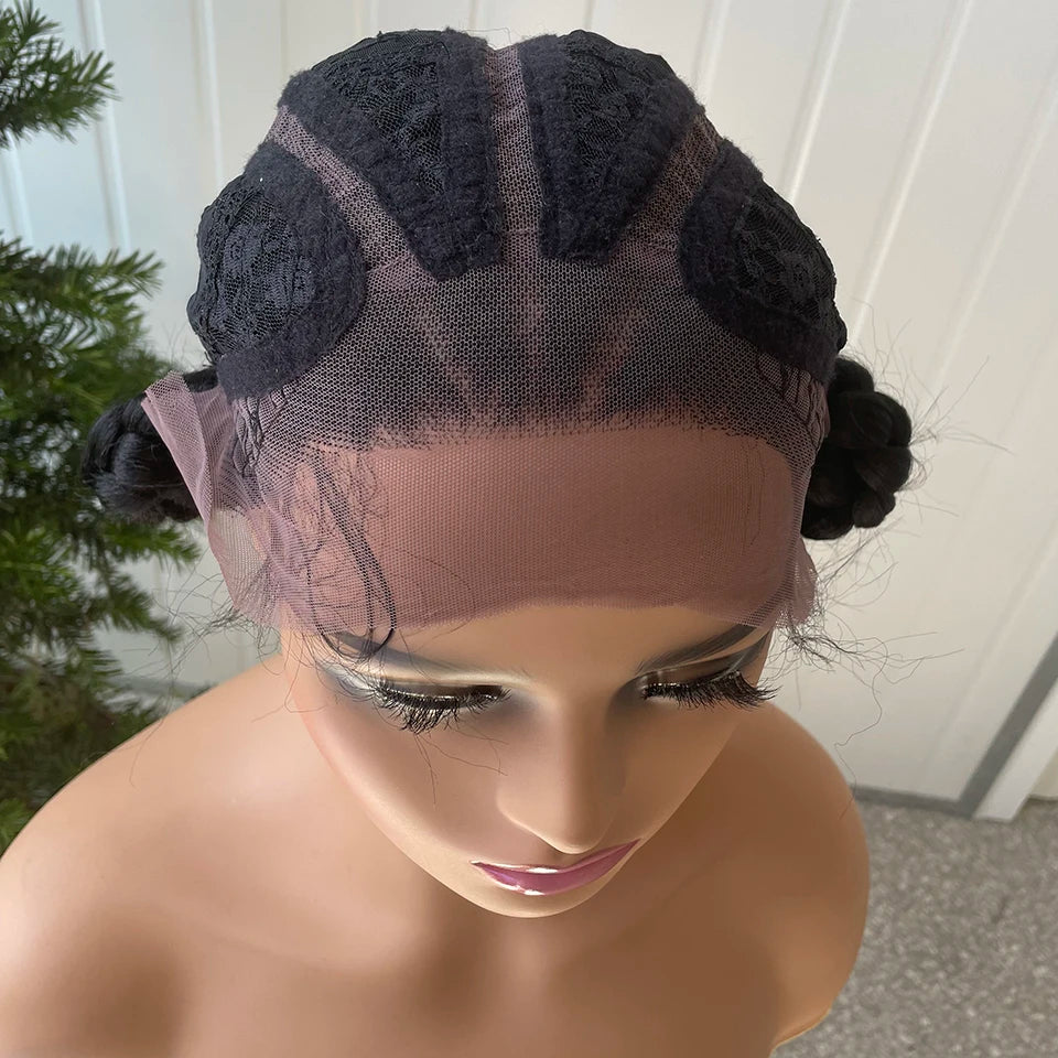 Charisma Synthetic Lace Front Wigs Short Cute Braided Lace Frontal