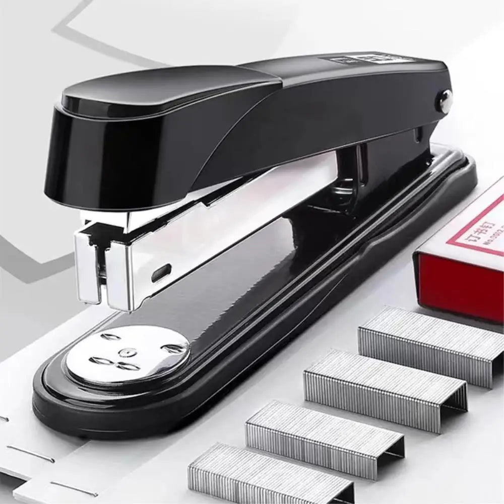 Manual Stapler 30/50 Sheets Effortless Stapler Paper Book Binding Stapling Machine School Office Supplies with 1000 Staples