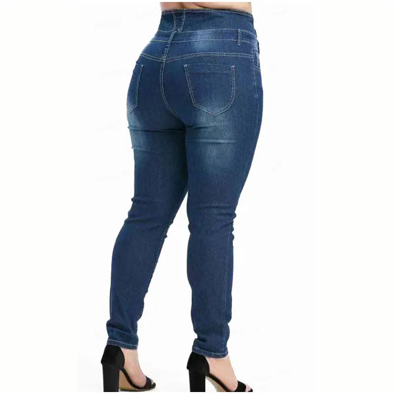 Slim Skinny Dark Blue Full Length Jeans