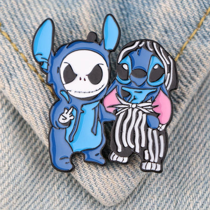 YQ920 UniquePink Pooh Bear Pin Mulan Pin Cat Dogs Animals Brooch Cartoon Badge for Bags Jeans Hoodies Lapel Pin Jewelry