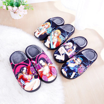 Anime Luffy Zoro Chopper Hancock slippers