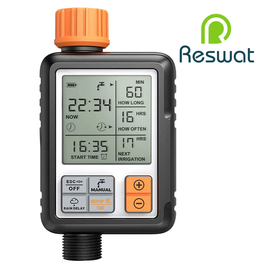 Reswat HCT-311 All Days Use Digital Water Timer Outdoor Irrigation Automatic Temporizador Garden Adjustable Programer