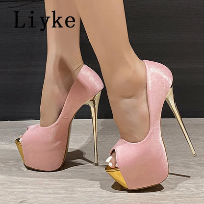 Zapatos de tacón con plataforma Liyke