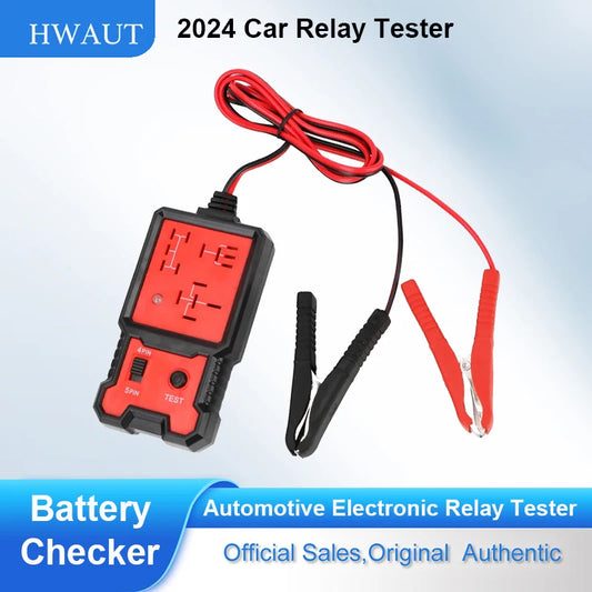 Multifunctional Portable Car Relay Detector Electronic Relay Tester Kit Auto Parts for Industrial Equipment Battery Checker Tool