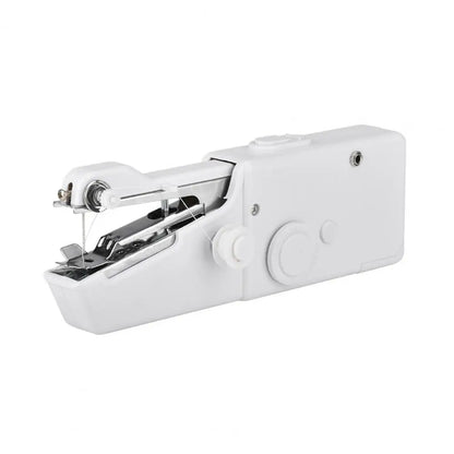 Small Sewing Machine Portable Mini Sewing Machine Kit for Travel Handheld Stitcher Tool with Accessories for Beginners Compact