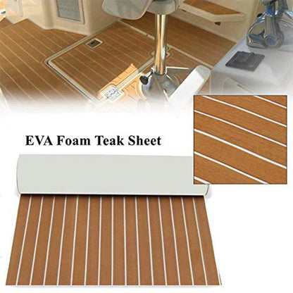 Boat Flooring Faux Teak Decking Sheet