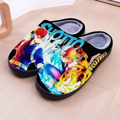 Anime Plush  One Piece Luffy slippers