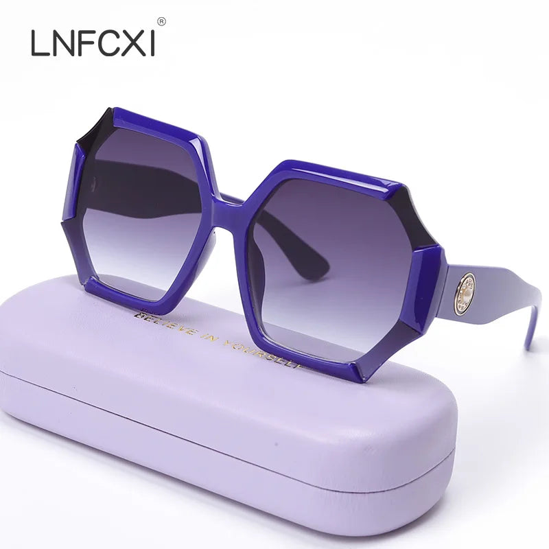 LNFCXI New Retro Oversized Sunglasses