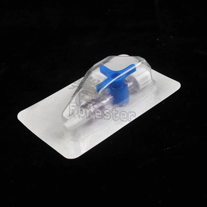 Pet Disposable Three Way Stop Cock for Clinical Hospital Luer Lock Adapter 3 Way Stopcock Flexiable T-Connector Extension Tube