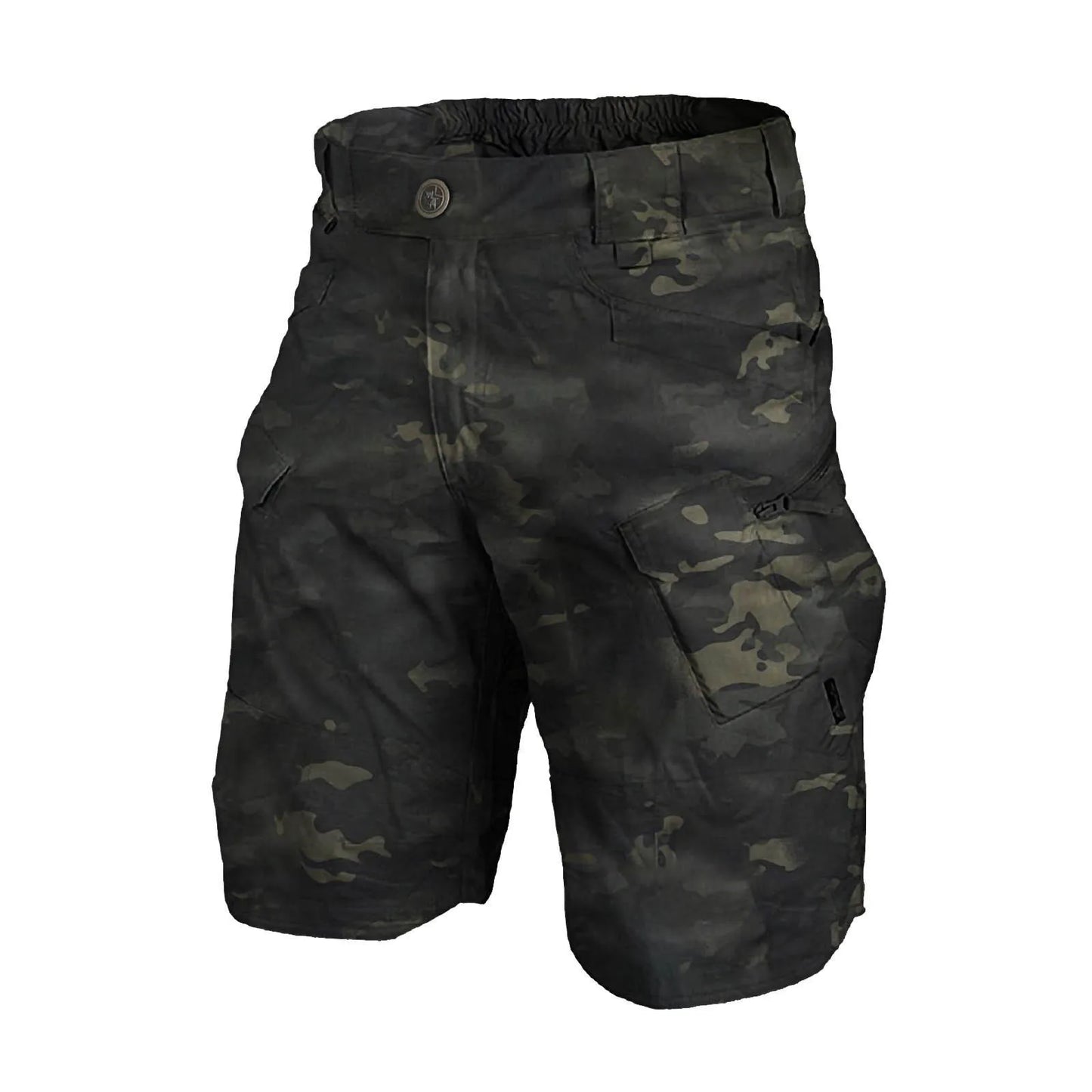 Pantalones cortos tipo cargo militares para hombre