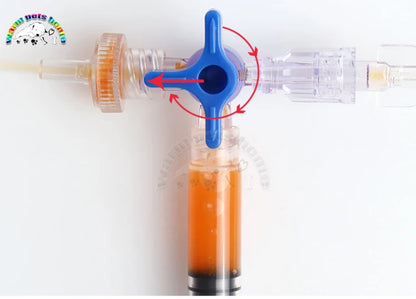 Disposable Three Way Stop Cock Luer Lock Adapter 3 Way Stopcock Flexiable T-Connector Extension Tube for Clinic Hospital