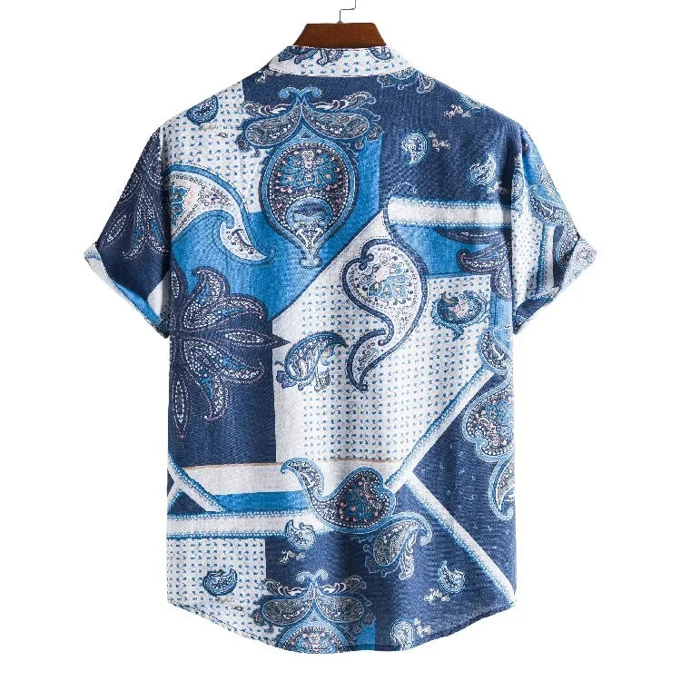 Mens Vintage Paisley Hawaiian Sets