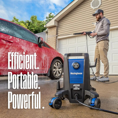 ePX3100 Electric Pressure Washer, 2300 Max PSI 1.76 Max GPM with Anti-Tipping Technology, Onboard Soap Tank