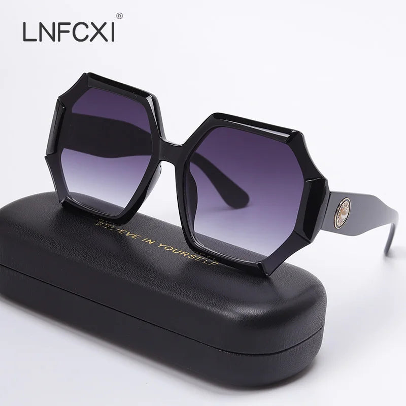 LNFCXI New Retro Oversized Sunglasses