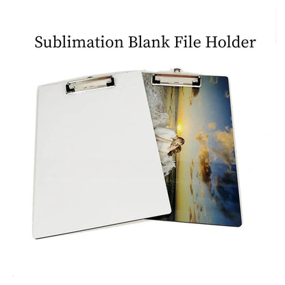 A4 A5 New Style Office Wooden File Folder Sublimation Blank Printing MDF Wood Paper Folder For Thermal Transfer Print Clip Board