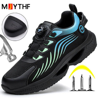 Puncture-Proof men Sport Shoes Steel Toe Boots