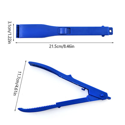 Plastic Fishing Pliers With Belt Buckle Keychain Fishing Clip Anti-skid Handle Grabber Gear Pliers Fishing Tool Accessories