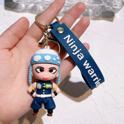 Anime 3D Silicon Keychain