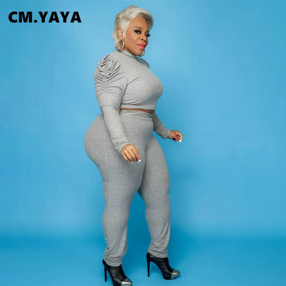 CM.YAYA Conjunto de dos piezas de canalé