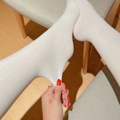 Calcetines hasta la rodilla cálidos de chica anime kawaii