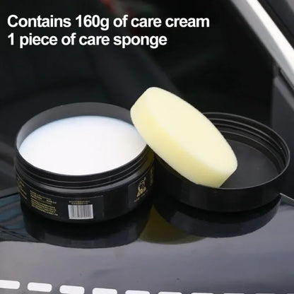 Car Leather Seat Maintenance Care Oil Multifunctional Cream Interior Polishing Stain Removal Refurbished Leather Sofa Cleaning