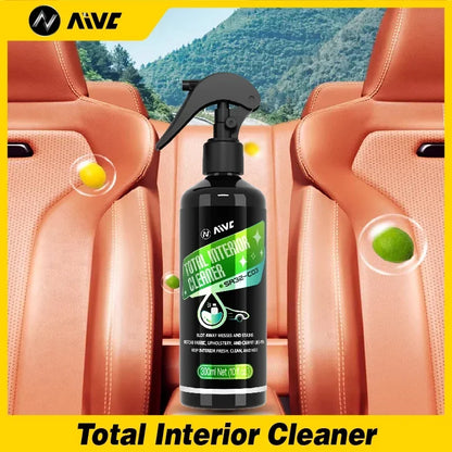 Car Total Interior Cleaner Agent Ceiling Cleaner Leather Flannel Woven Fabric Water free Multipurpose  Auto Dash Cleaning Tool